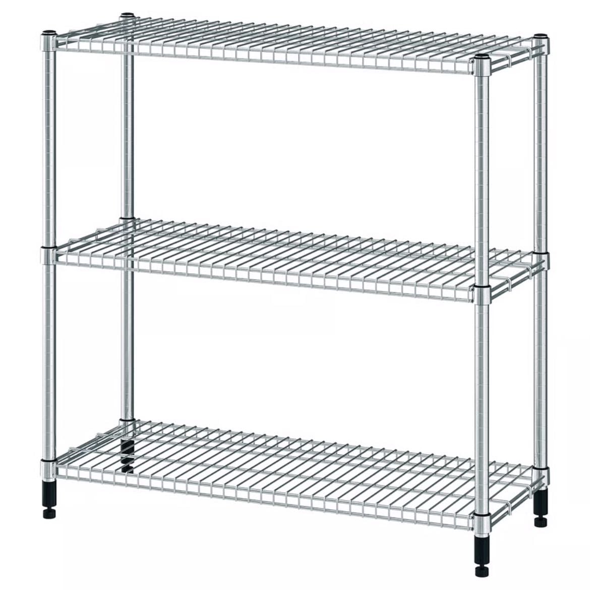 Omar IKEA Galvanized Steel Shelves - $39.99
