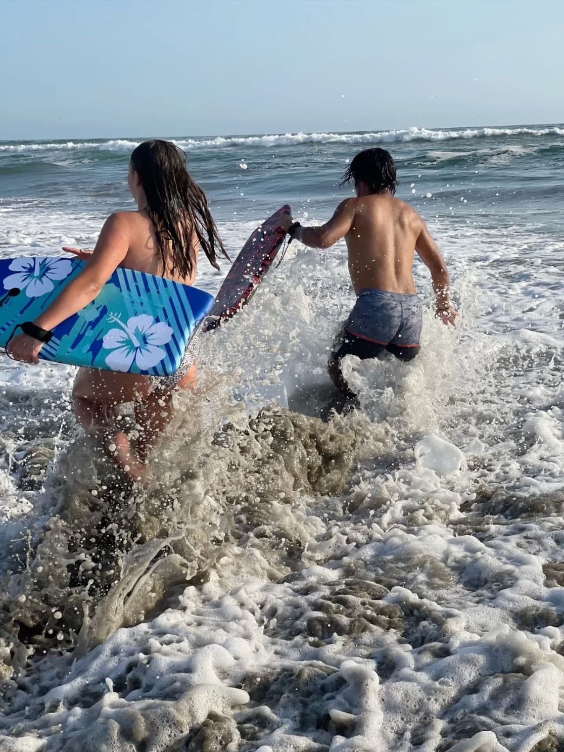 boogie boarding