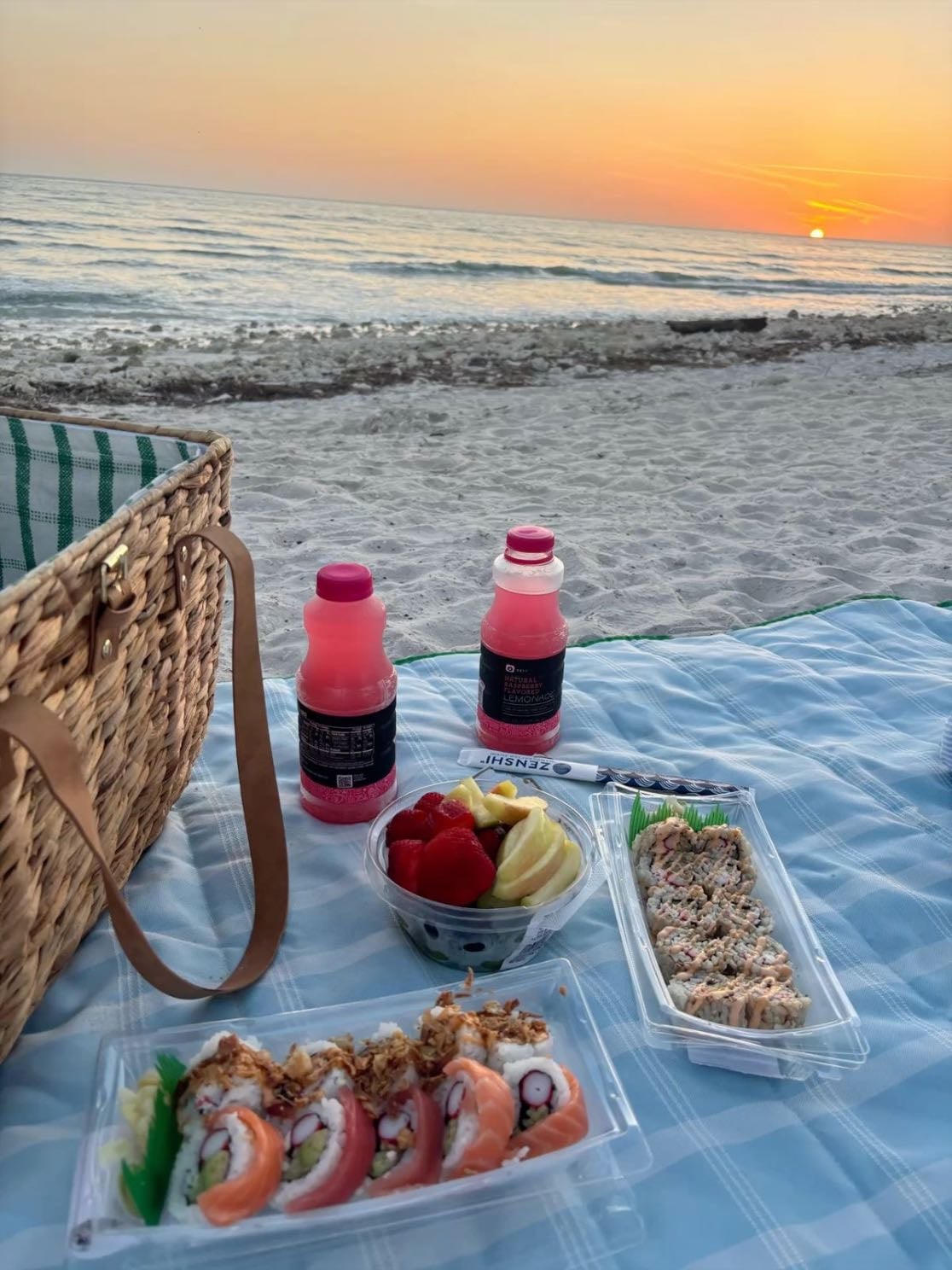 have a little picnic - if you’re in florida, go to wawa and publix