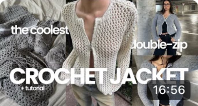 Viral crochet jacket - Youtube