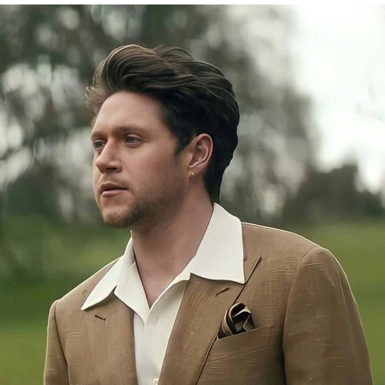 OUR SONG MV NIALL - THE QUALITYY, the hairrr, the side profile and the suit is just all so perfect