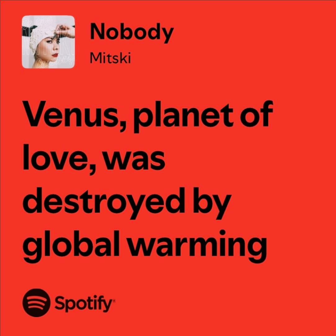 5. Nobody. - PORQUE NUNCA SERÉ SUFICIENTE PARA SER ALGUIEN.
“I’m just asking for a kiss…”