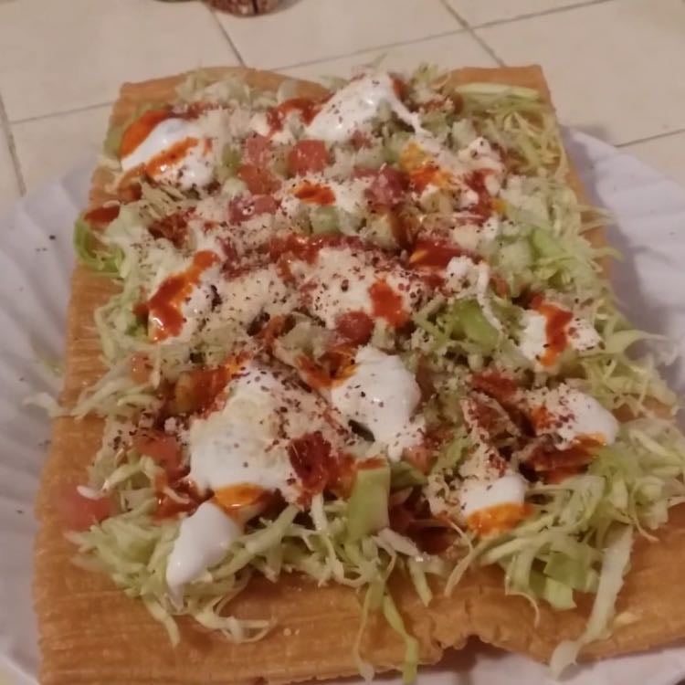 Duros/chicharron con verdura