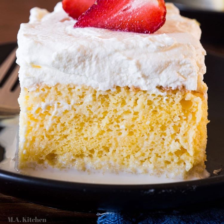 Pastel tres leches