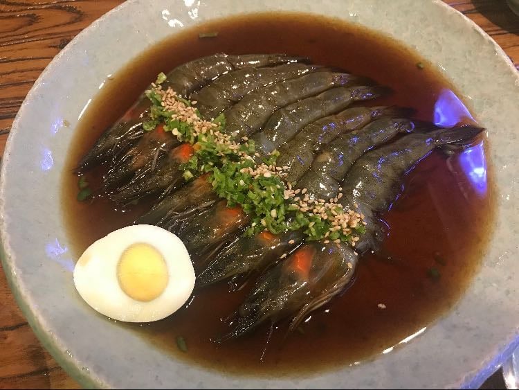 Saeujang - Soy marinated shrimp
