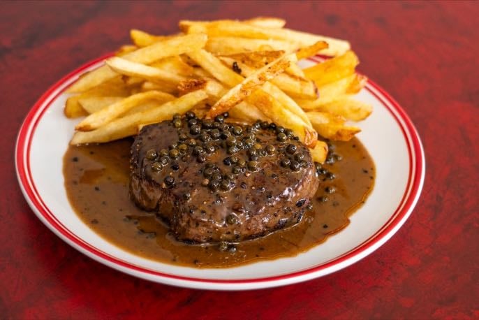 Steak au poivre