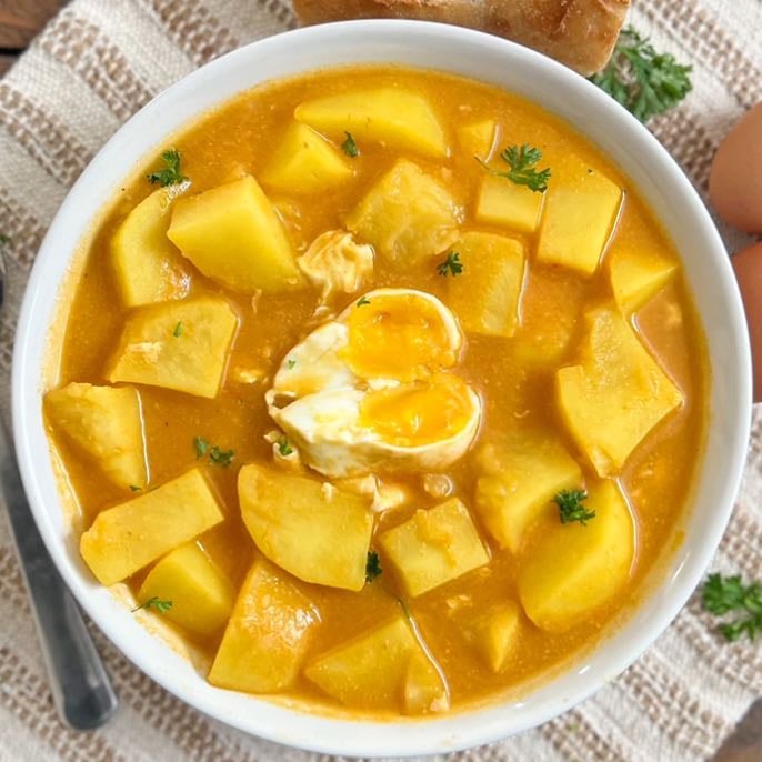Patatas en ajopollo