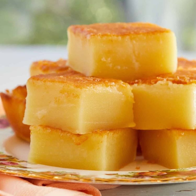 Butter mochi