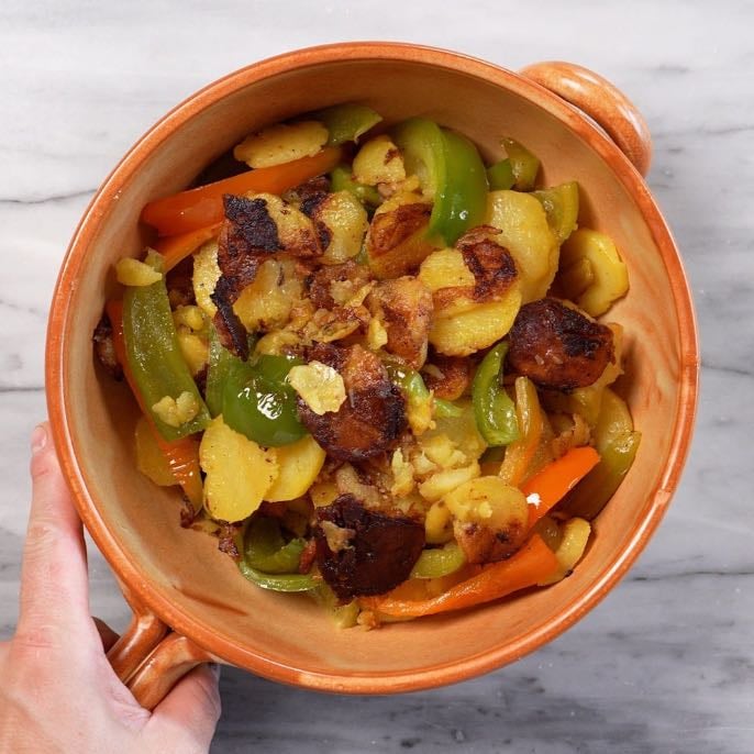 Patate ’mpacchiuse alla cosentina