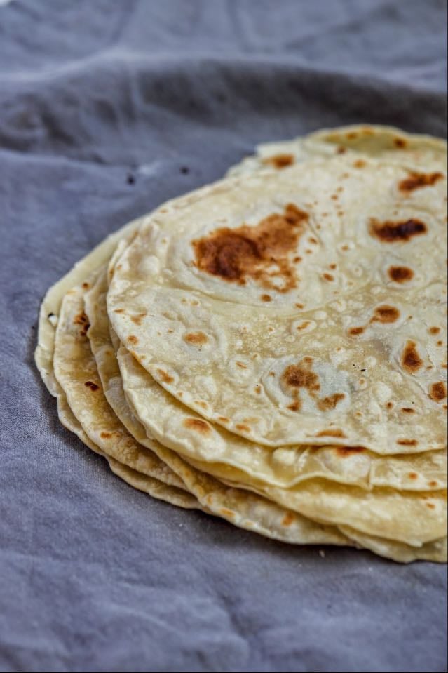 Tortilla de harina - Flour tortilla