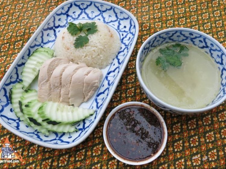 Khao man gai - Thai style Hainanese chicken