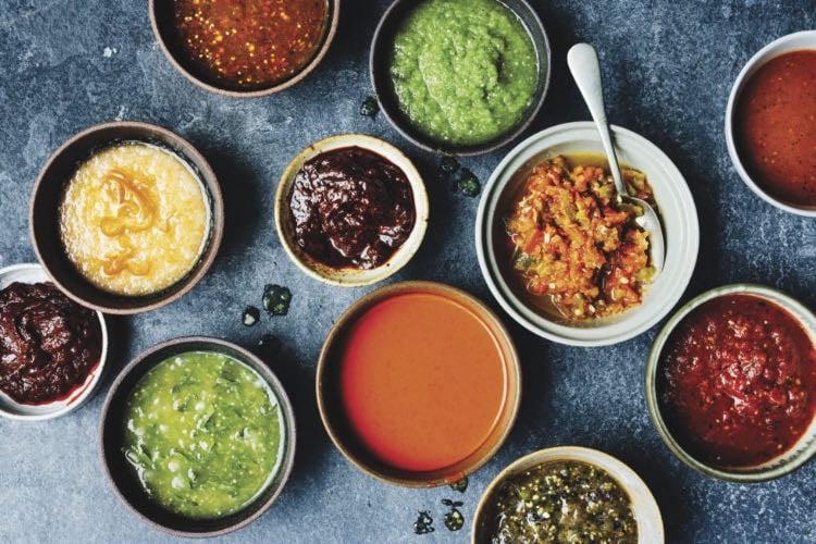 Salsas - Roja, verde, etc