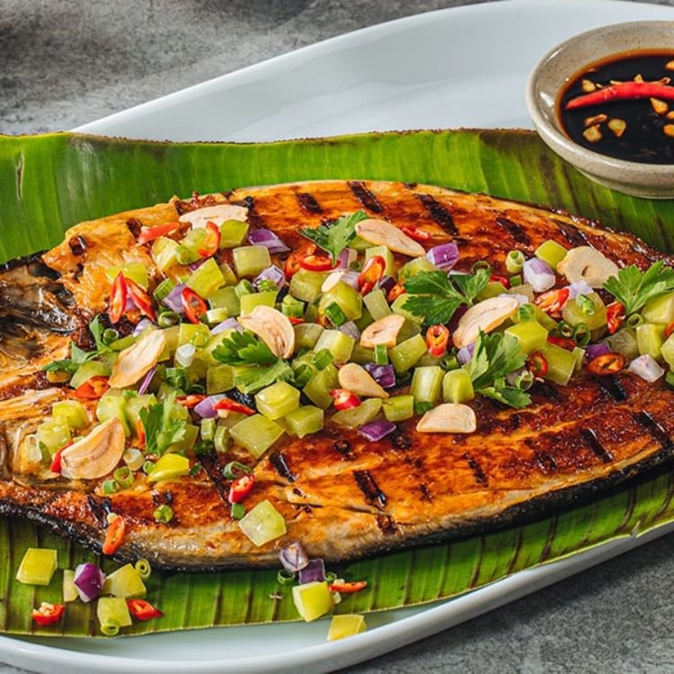 Grilled bangus
