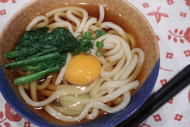 Tsukimi udon
