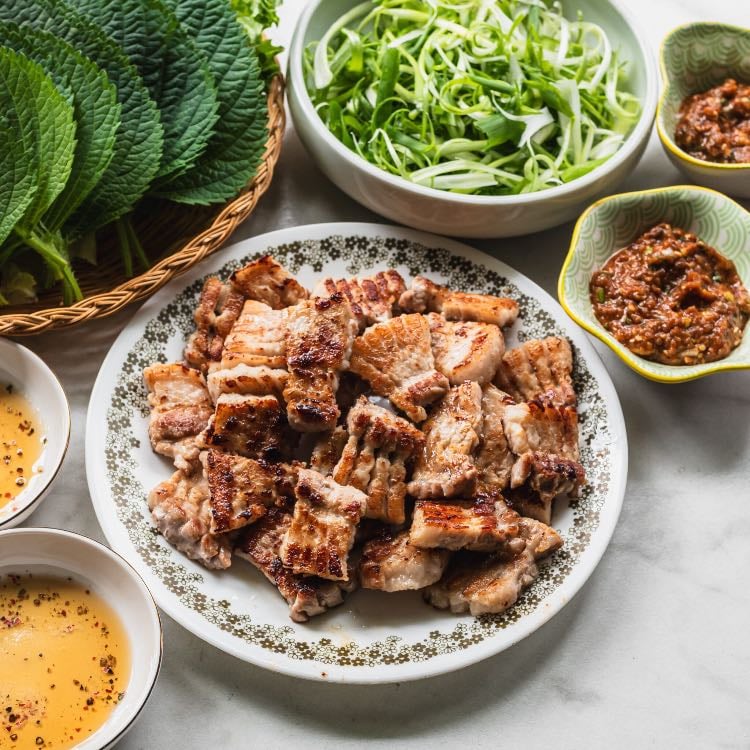 Samgyeopsal - Grilled pork belly