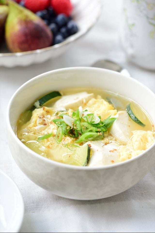 Gyeran guk - Korean style egg drop soup