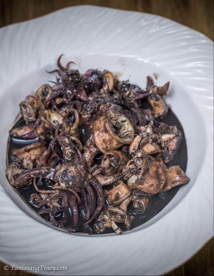 Adobong pusit - Squid