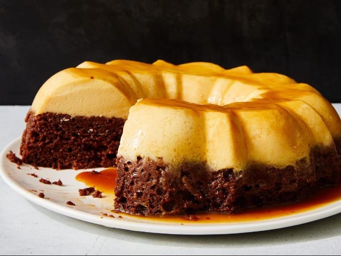 Chocoflan/pastel imposible