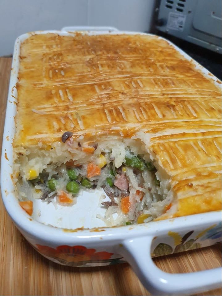 Pastel tutup - Cottage pie