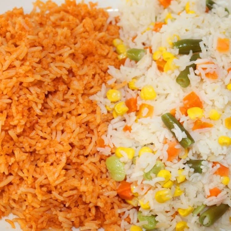 Arroz - Blanco y rojo