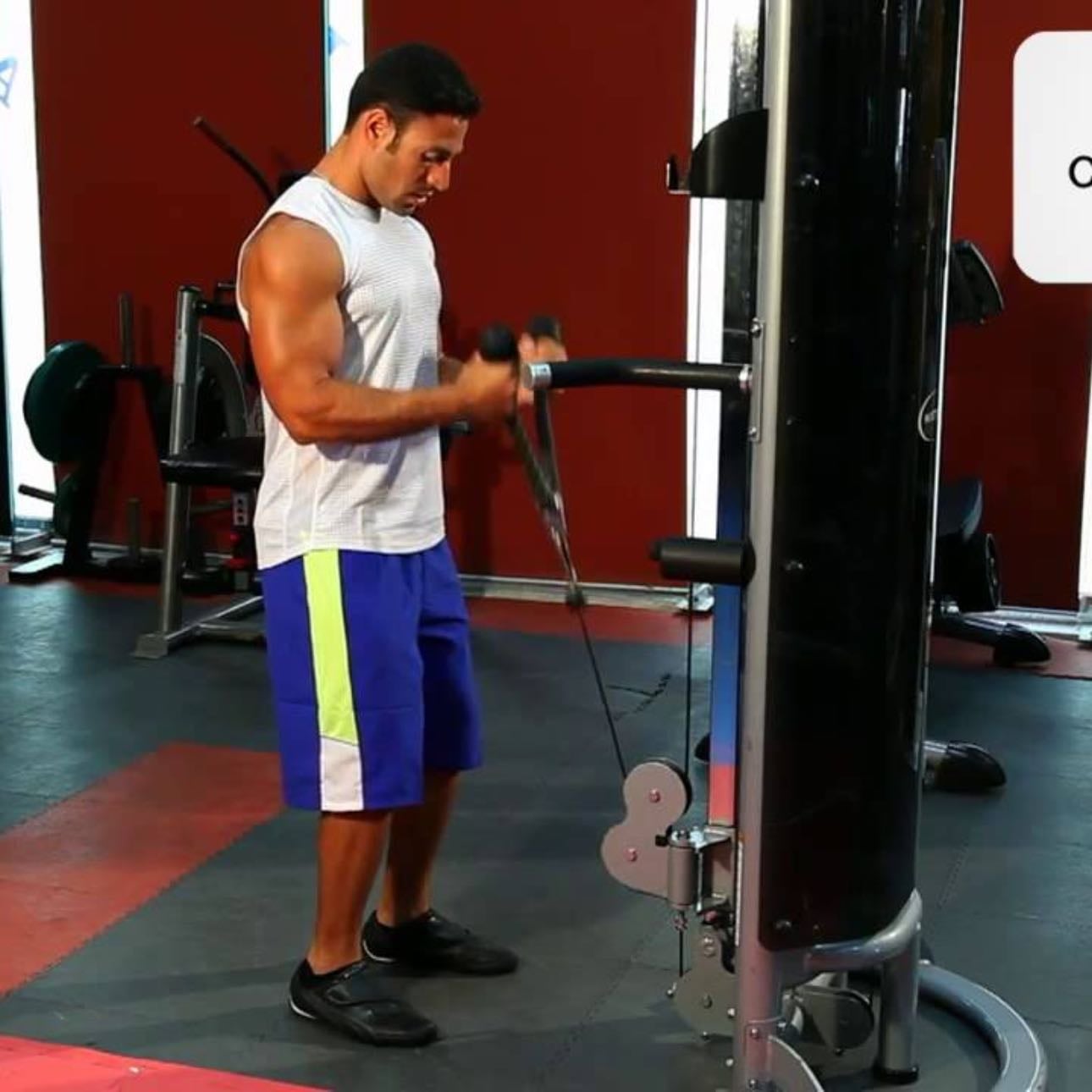 Biceps à la corde - Superset avec les triceps