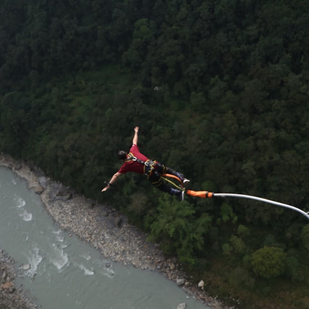Bungee aventarse juntos