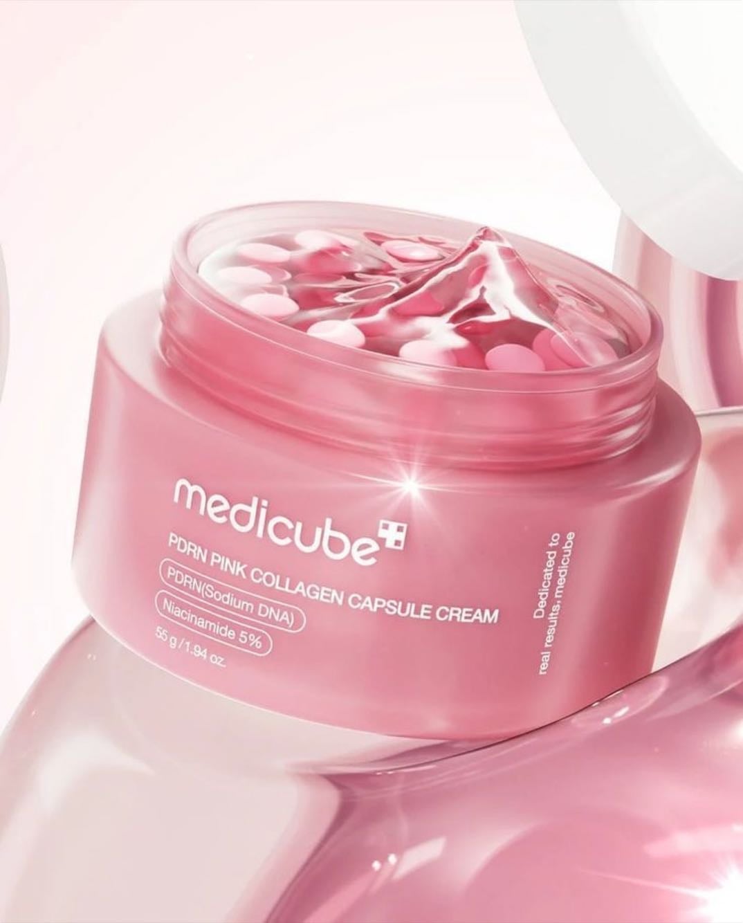 Medicube PDRN Pink Collagen Capsule Cream - R$150 - R$170