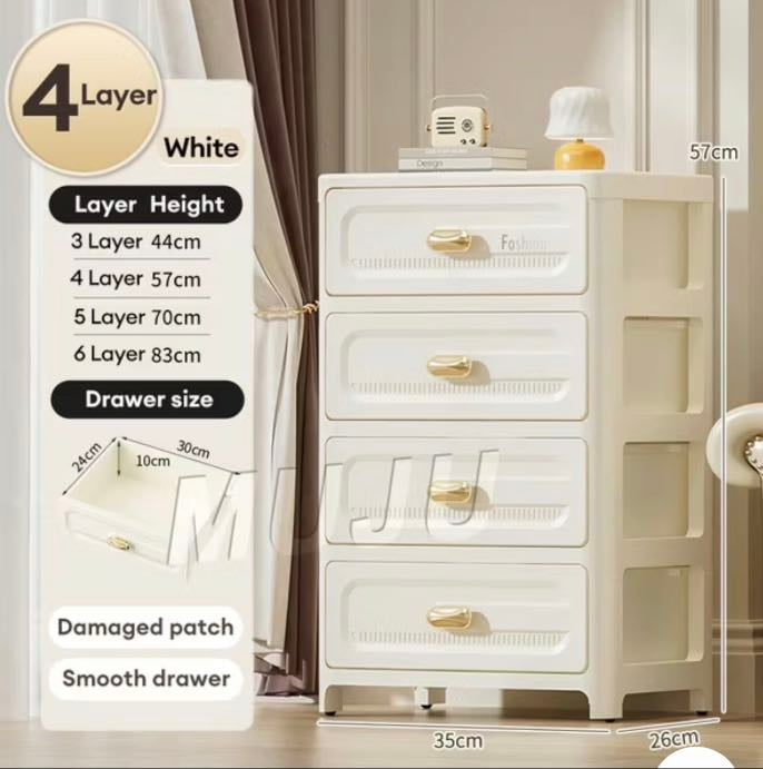 β¨ under table drawer β¨ - MUJU 35CM Drawer Cabinet with Wheels