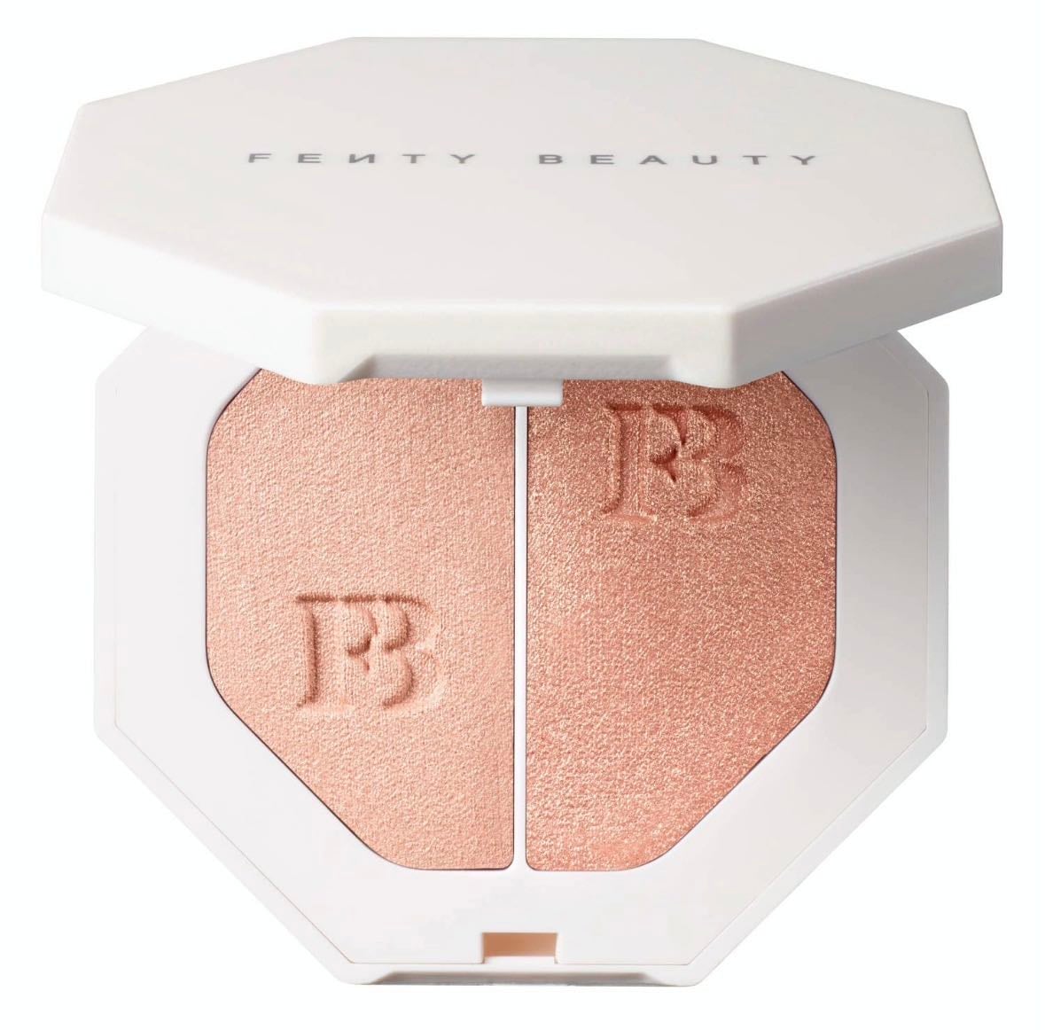 Fenty Beauty - killawat highliter - two colors of highlighter girl next door / chic peak