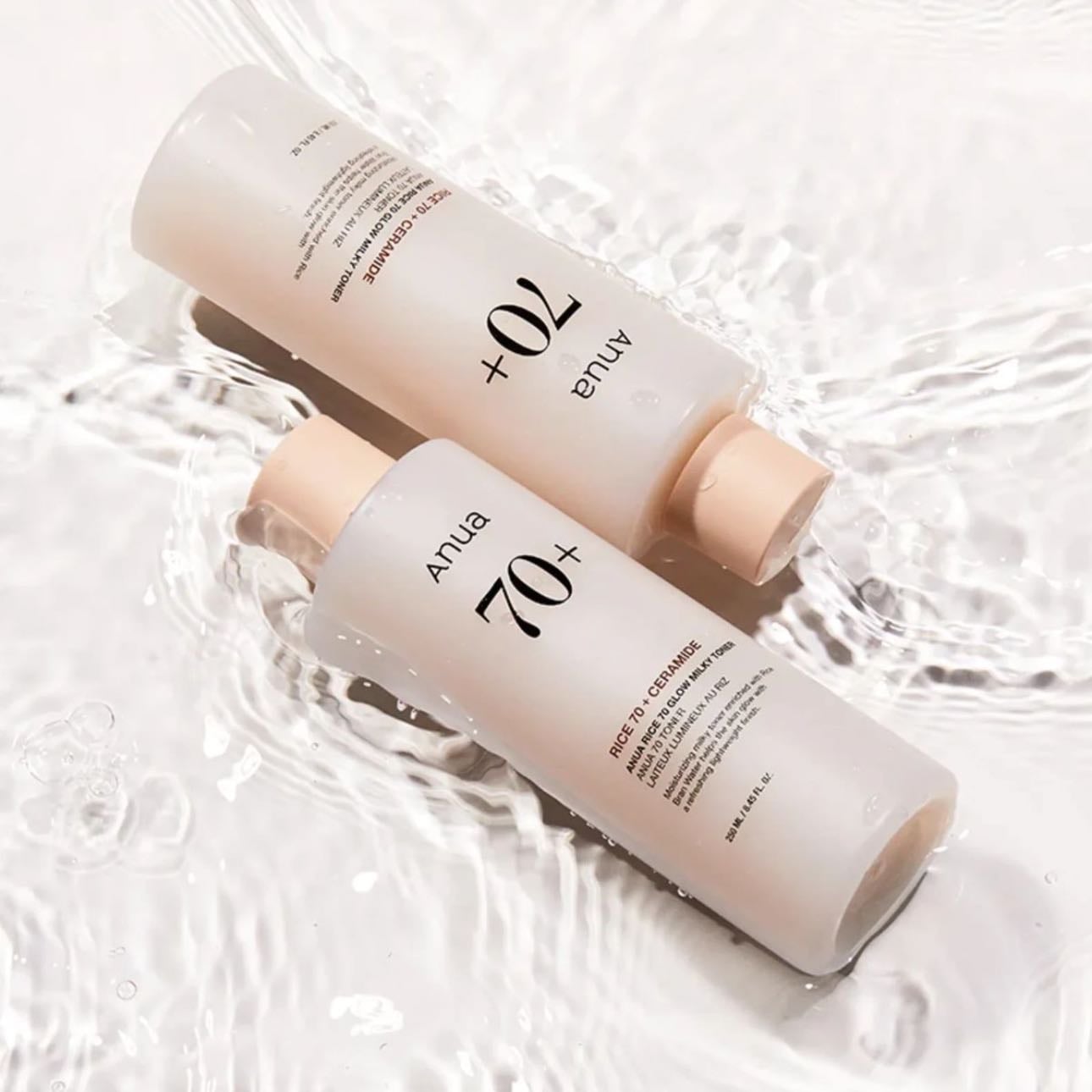 Anua Rice 70 Glow Milky Toner - Tónico hidratante