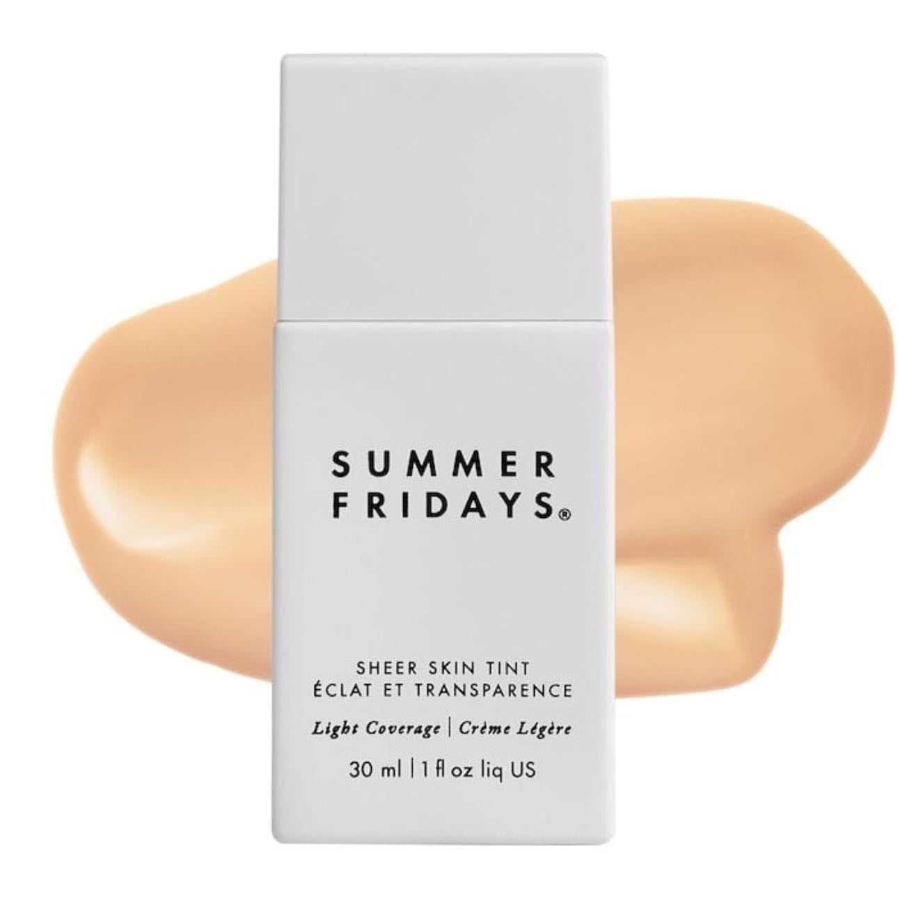 SUMMER FRIDAYS Sheer Skin Tint - Tinta con ácido hialurónico y escualano