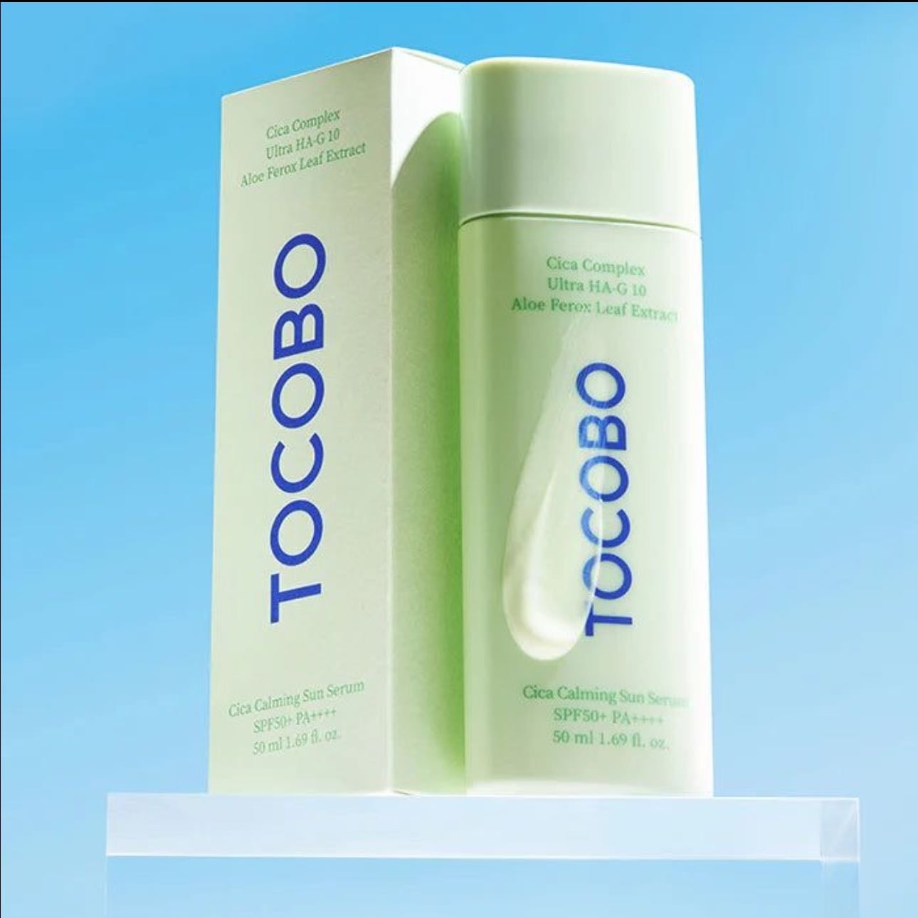 TOCOBO Cica Calming Sun Serum - Protector solar