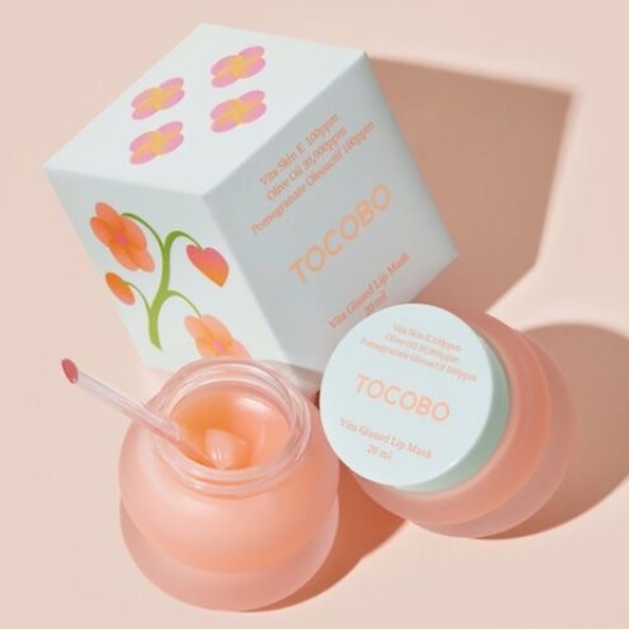 TOCOBO Vita Glazed Lip Mask - Una mascarilla de labios para amanecer con los labios suavecitos y humectados