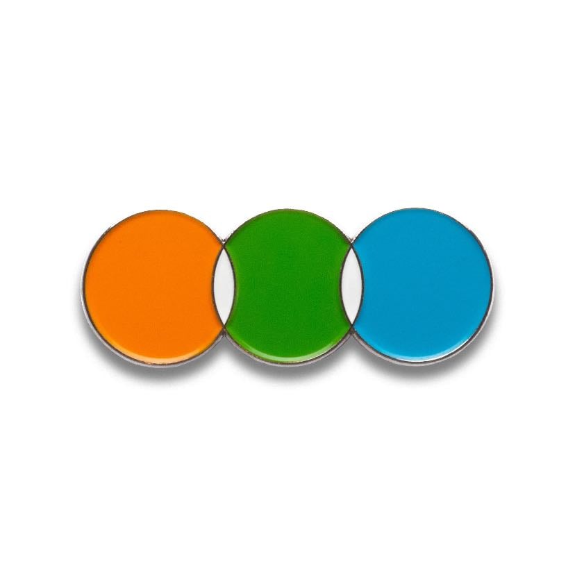 Letterboxd dots logo pin - Pin
