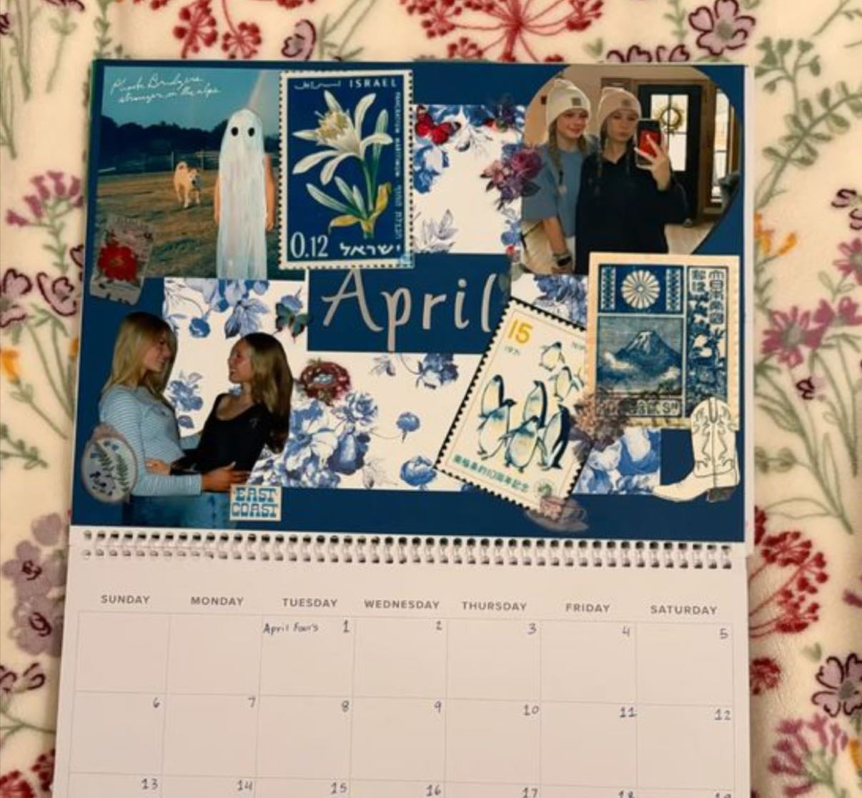 diy collage calendar