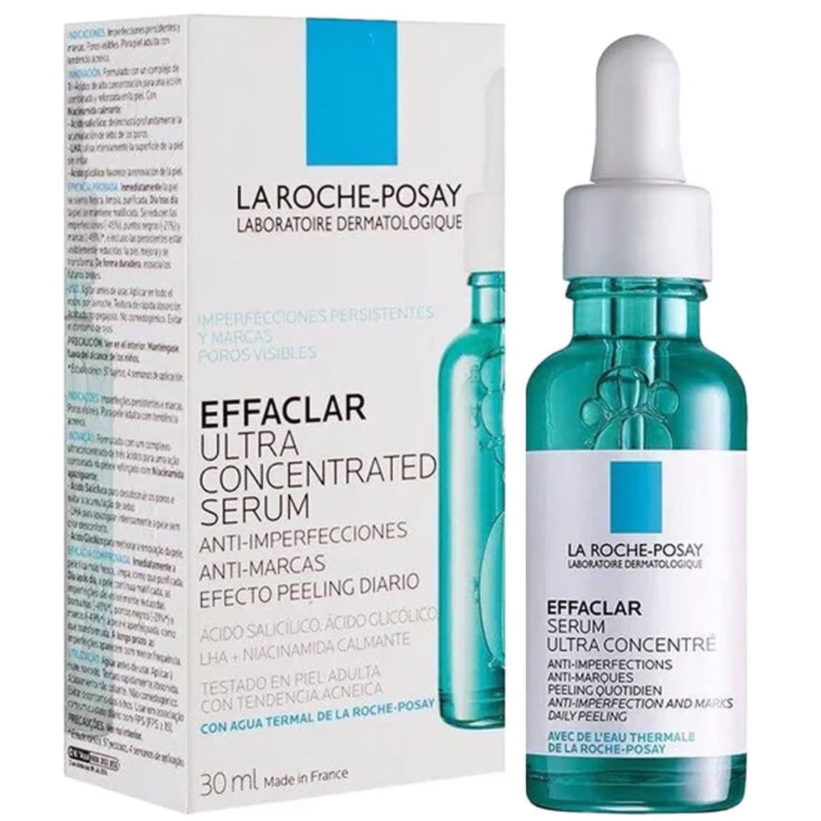 La Roche-Posay Effaclar serum anti imperfecciones - Es el mejor Serum que he utilizado para reducir las marcas de acné y acné activo. 100% recomendado aunque es un poco fuerte si nunca haz utilizado este tipo de activos.
