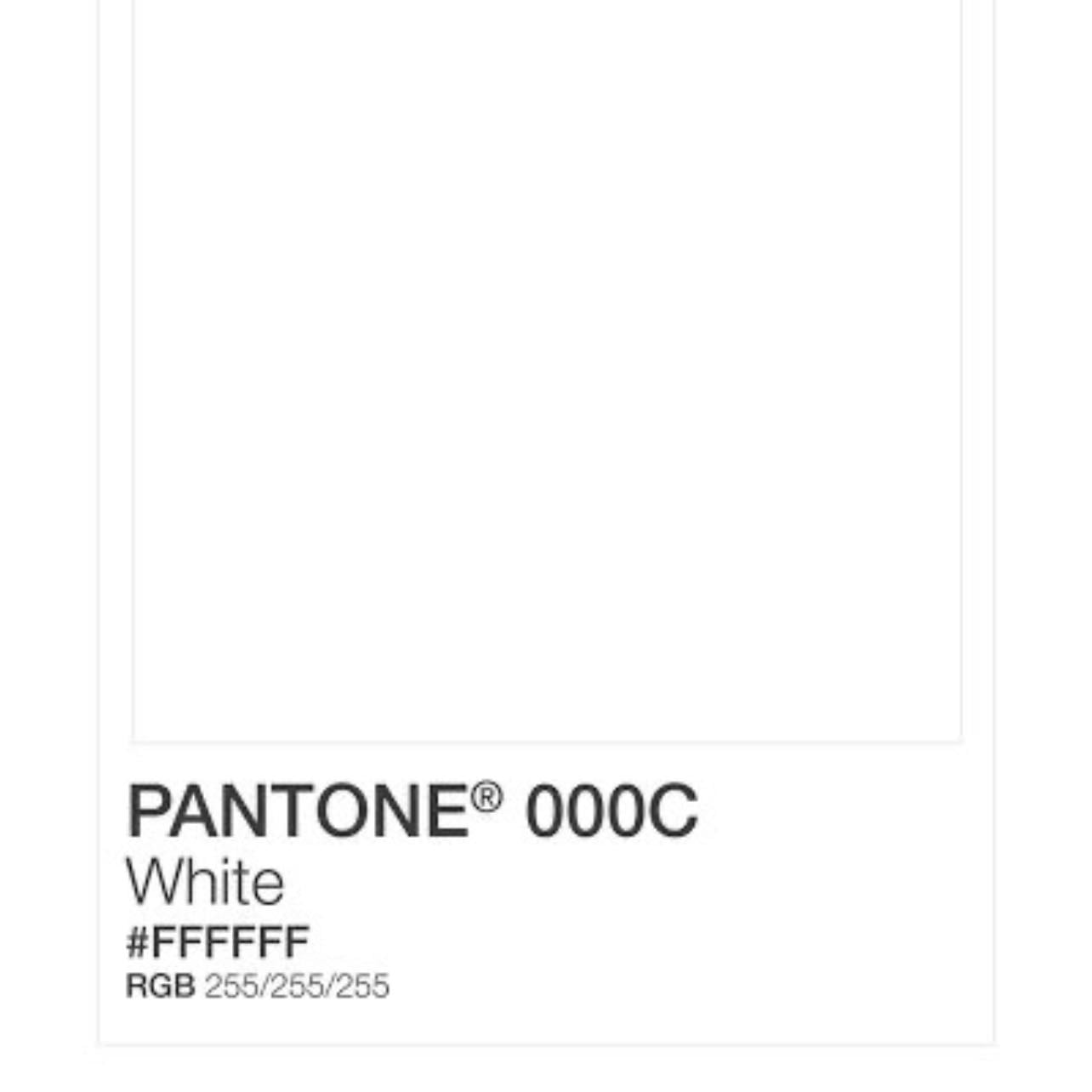 White - Pantone