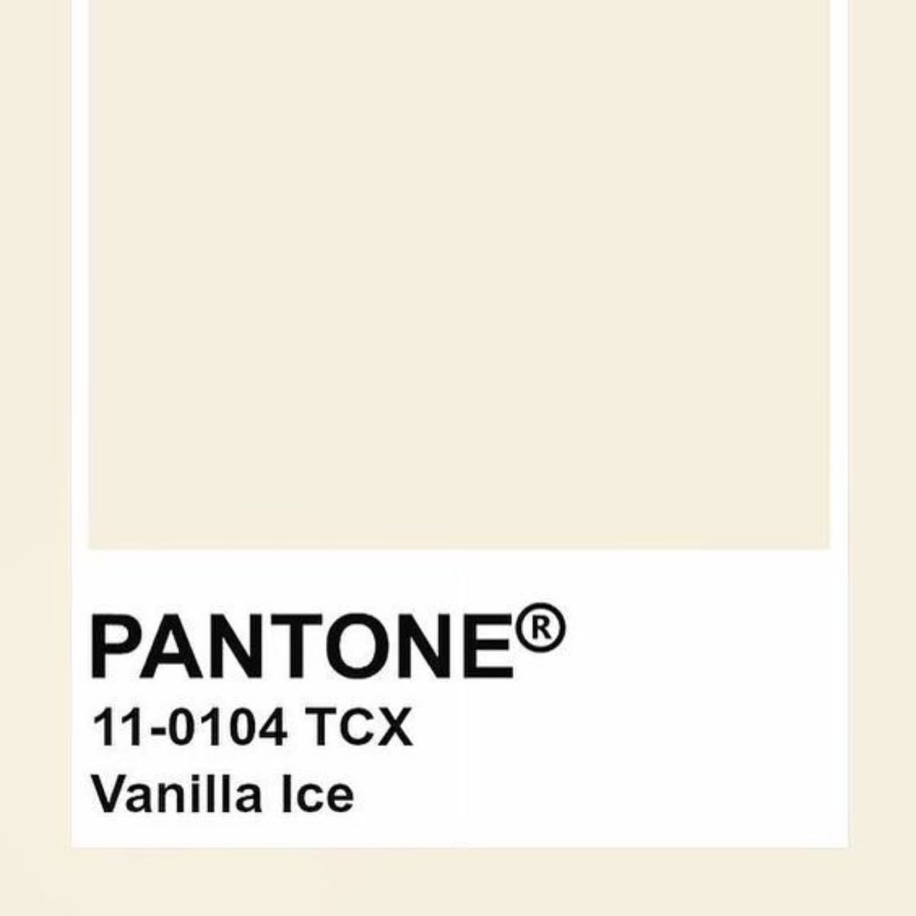Vanilla Ice - Pantone