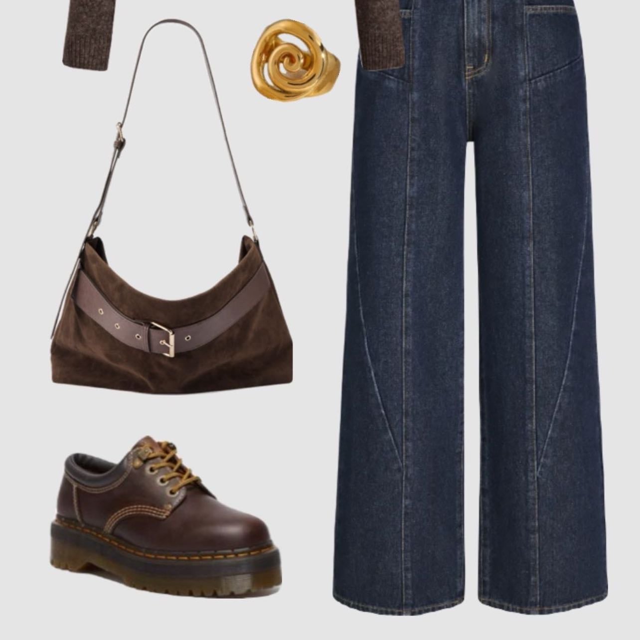 Brown Top - Casual