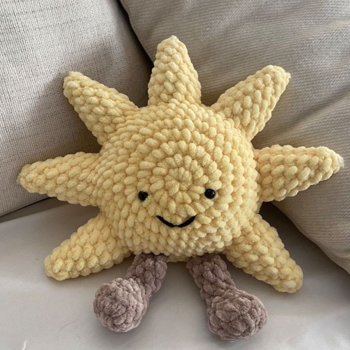 Sun jellycat - tutorial: