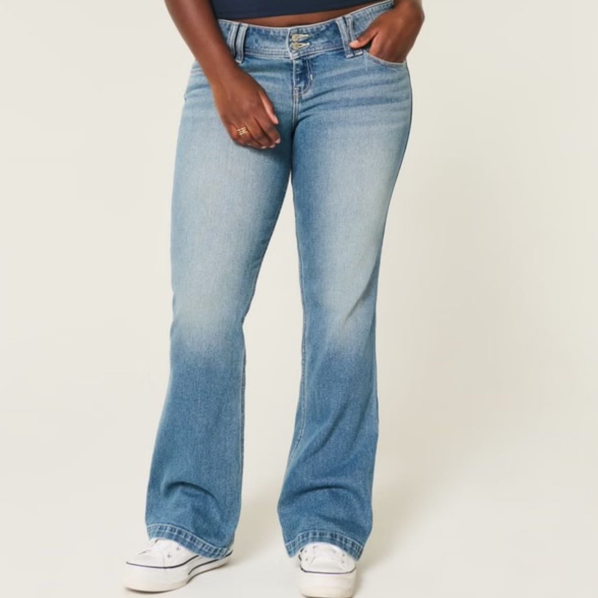 Ultra low-rise boot jeans