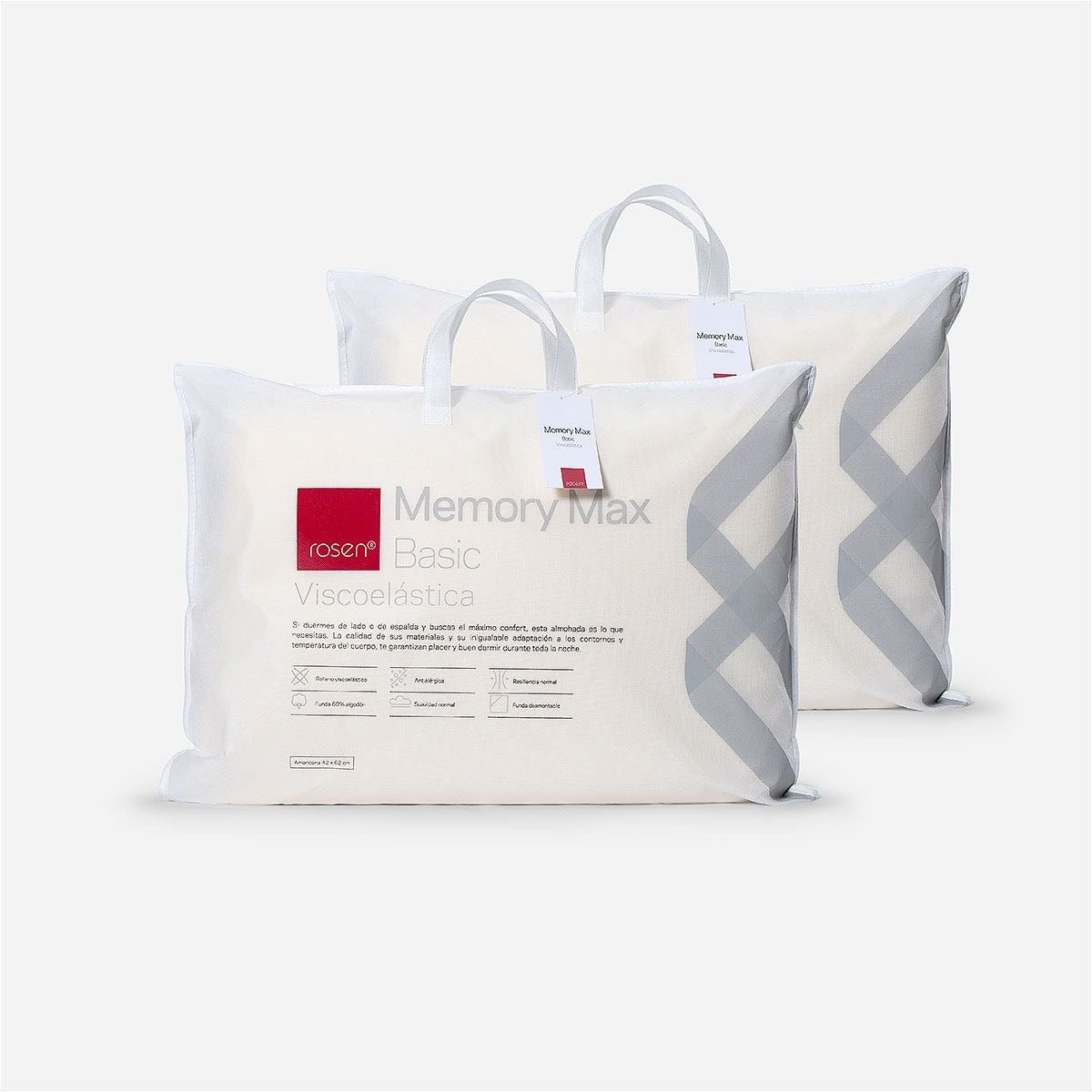 Set 2 almohadas Memory Max - Rosen