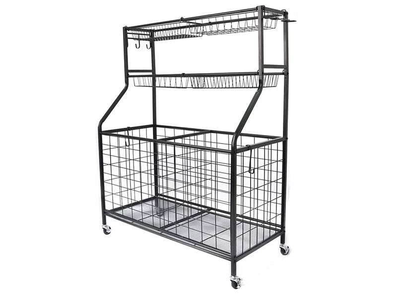 Rack organizador accesorios deportivos, pelotas y juguetes - Espacio Bodega