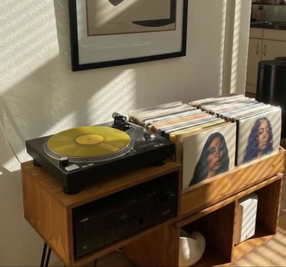 vinyls and cd collection