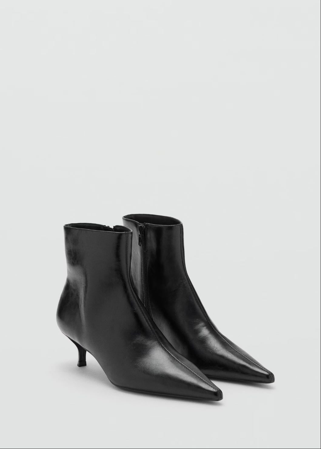 bottines pointues kitten heels - Mango
