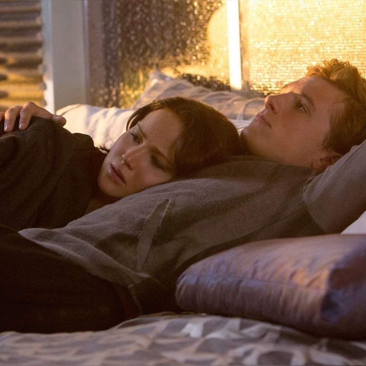 “you love me, real or not real?” - the hunger games