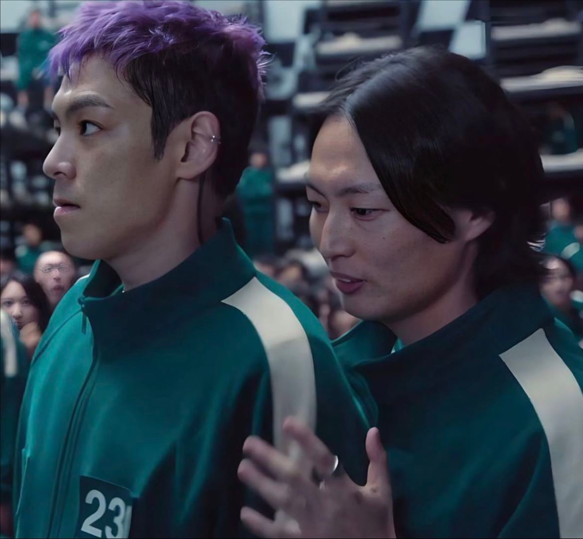 thanos & nam-gyu - squid game