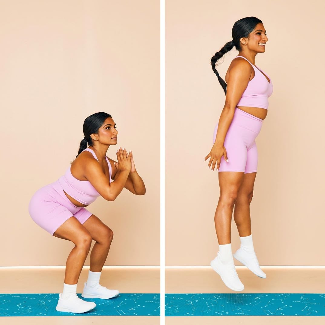 jumping squats - 45s