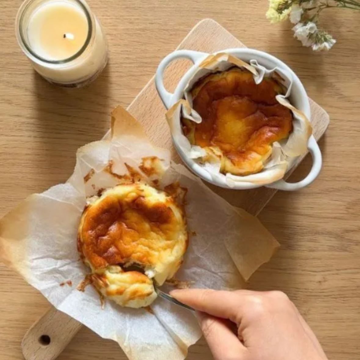 Mini tarta de queso - Cocina con Coqui