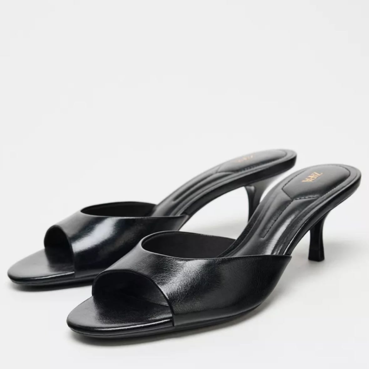 SANDALIA EFECTO ACHAROLADO - Zara - 29,95
